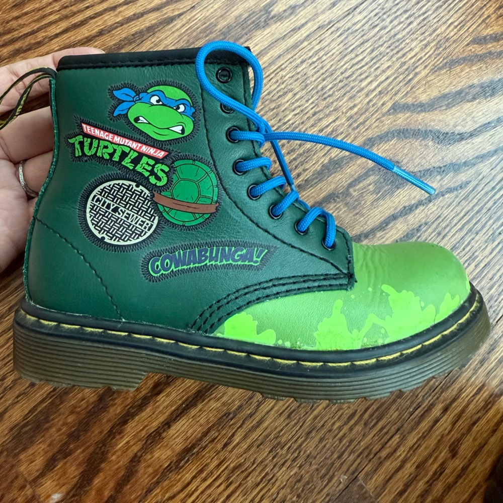 Doc Martens 1460 Teenage Mutant Ninja Turtles Leonardo Boots 10 - Picture 2 of 15